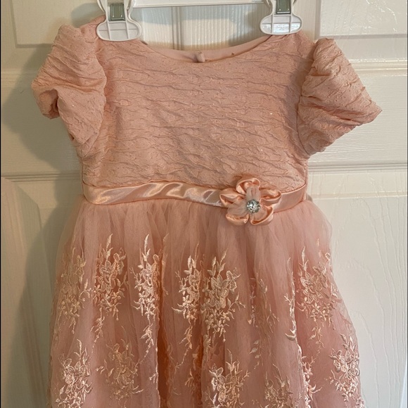 Pink sparkly toddler dress - Picture 3 of 6